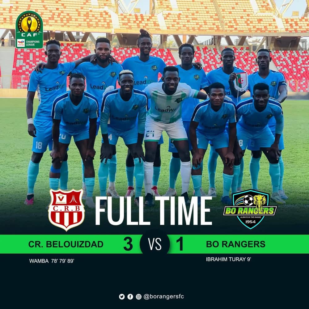 CAF Champions League: Belouisdad shatters Bo Ranger’s dream with a whopping 6-2 aggregate win