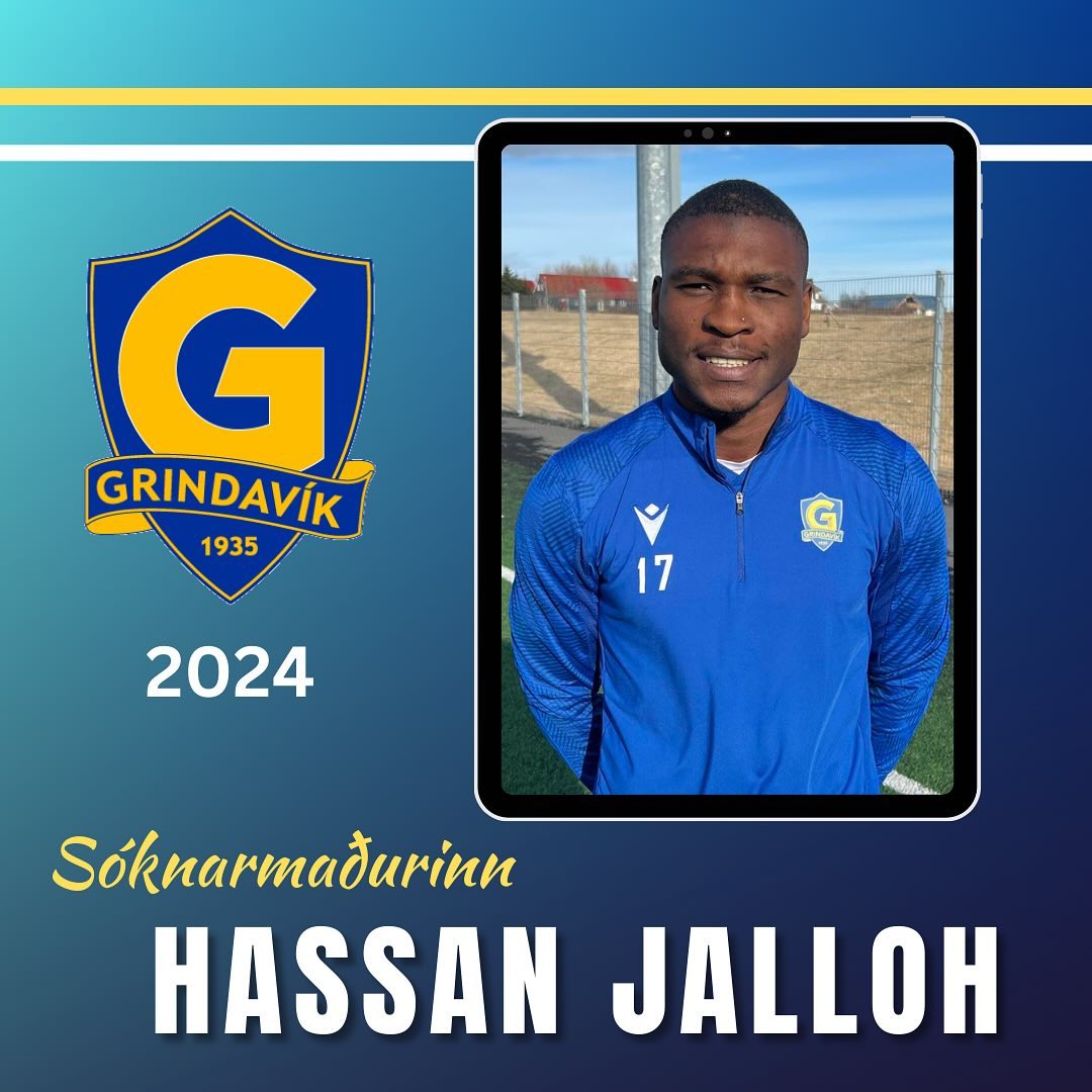 Hassan Jalloh completes his move to Grindavík FC